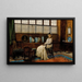 La berceuse - John Atkinson Grimshaw — gerahmtes Bild an der Wand