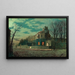 Yew Court Scalby - John Atkinson Grimshaw — gerahmtes Bild an der Wand