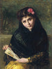A Spanish Beauty - John Bagnold Burgess — artwork view