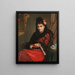 Eine spanische Rose - John Bagnold Burgess — gerahmtes Bild an der Wand