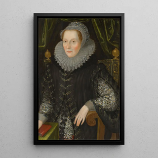 John Bettes the Younger - Portrait of Joan Stint Mrs George Evelyn.webp
