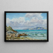 Bay of CwmyrEglwys - John Brett — framed artwork on a wall