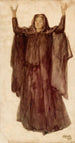Maude Gonne McBride 1866-1953 Schauspielerin und Revolutionärin - John Butler Yeats — Ansicht des Kunstwerks