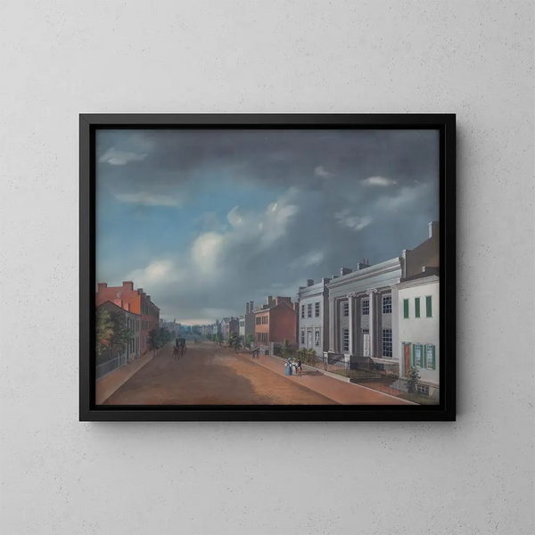 Viertstraße ist seit Vine - John Caspar Wild — gerahmtes Bild an der Wand