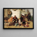 Der Einwandererschiff - John Charles Dollman — gerahmtes Bild an der Wand