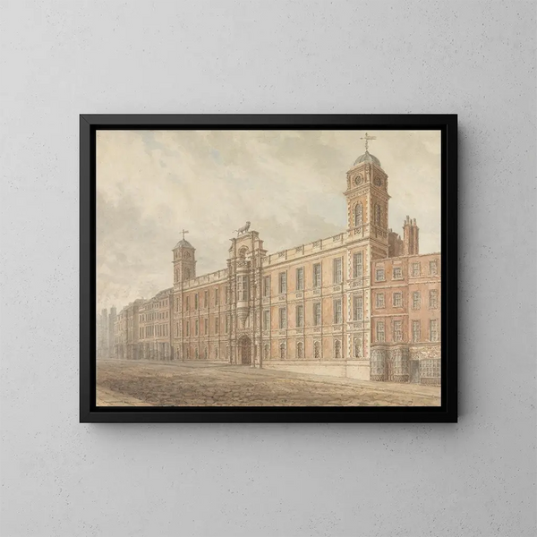 Haus von Northumberland, Charing Cross, London - John Chessell Buckler — gerahmtes Bild an der Wand