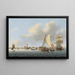 Fort de Landguard Harwich - John Cleveley l'Ancien — framed artwork on a wall