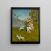 Nymphe des Waldes - John Collier — gerahmtes Bild an der Wand