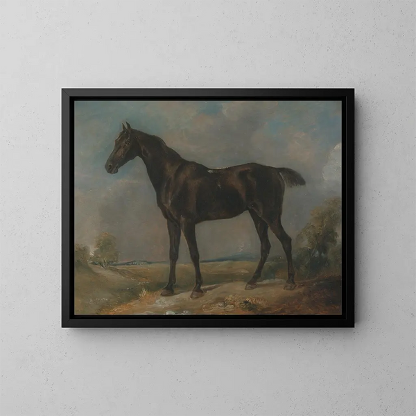 Il cavallo nero di Constable - John Constable — quadro incorniciato alla parete