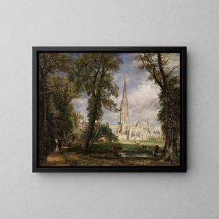 John Constable - Salisbury Cathedral from the Bishops Garden.webp