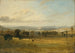 Skizze von Leighton Hall Lancashire die Hügel des Lake District darüber hinaus - John Constable — Ansicht des Kunstwerks