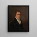 Portrait eines Edelmanns - John Cox Dillman Engleheart — gerahmtes Bild an der Wand