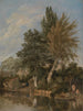 Boys bathing on the Wensum River Norwich - John Crome — artwork view
