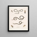 Calliophis grêle Calliophis gracilis 2 Maticora ligné Maticora lineata 3 Changulia à ventre blanc Changulia albiventer - John Edward Gray — quadro incorniciato alla parete