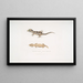 Beau Cyrtodactylus Cyrtodactylus pulchellus - John Edward Gray — quadro incorniciato alla parete