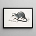 Paradoxe di Pallas, Paradoxurus Pallasii, India - John Edward Gray — quadro incorniciato alla parete