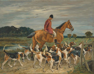 Cacciatore e cani da caccia - John Emms — vista dell’opera