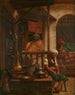 Ein Nachmittag auf dem Basar - John Evan Hodgson — Ansicht des Kunstwerks