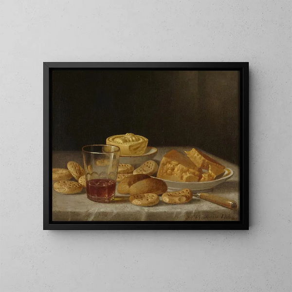 Stillleben-Gemälde - John F. Francis — gerahmtes Bild an der Wand