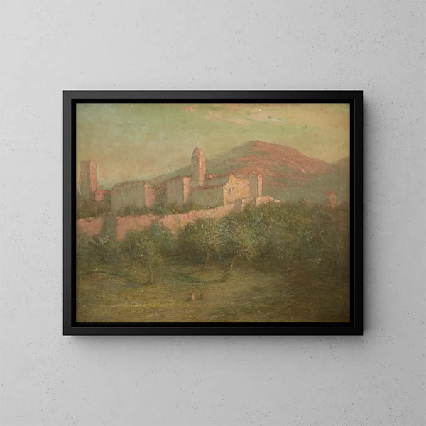 Alhambra, Granada, Spanien - John Ferguson Weir — gerahmtes Bild an der Wand