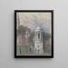 Fontaine Bennett sur New Haven Green - John Ferguson Weir — framed artwork on a wall