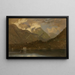 Lake Como - John Ferguson Weir — framed artwork on a wall