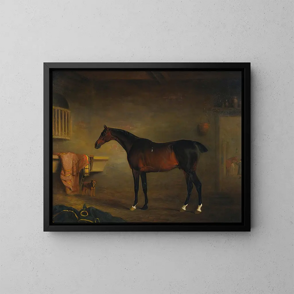 La baie d'Easton dans son écurie - John Ferneley — quadro incorniciato alla parete