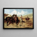 Herbst - John Frederick Herring l'Ancien — gerahmtes Bild an der Wand