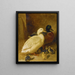 Anatre e paperelle - John Frederick Herring l'Ancien — quadro incorniciato alla parete