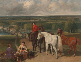 John Frederick Herring Snr - Exercising the Royal Horses.webp