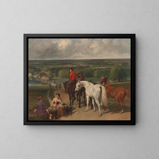 John Frederick Herring Snr - Exercising the Royal Horses.webp