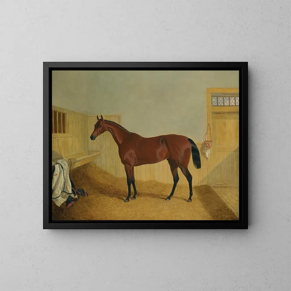 M. William Orde Bay, puledra Beeswing in scuderia - John Frederick Herring l'Ancien — quadro incorniciato alla parete