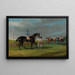 Vorbereitung auf die Abreise zum Doncaster Gold Cup - John Frederick Herring der Ältere — gerahmtes Bild an der Wand