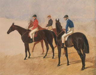John Frederick Herring Snr - Steeplechase cracks Allen McDonough on Brunette Tom Oliver on Discount and Jem Mason on Lottery.webp