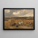 Die Ernte - John Frederick Herring l'Ancien — gerahmtes Bild an der Wand
