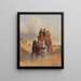 The Royal Mail Coach on the Road - John Frederick Herring the Elder — framed artwork on a wall