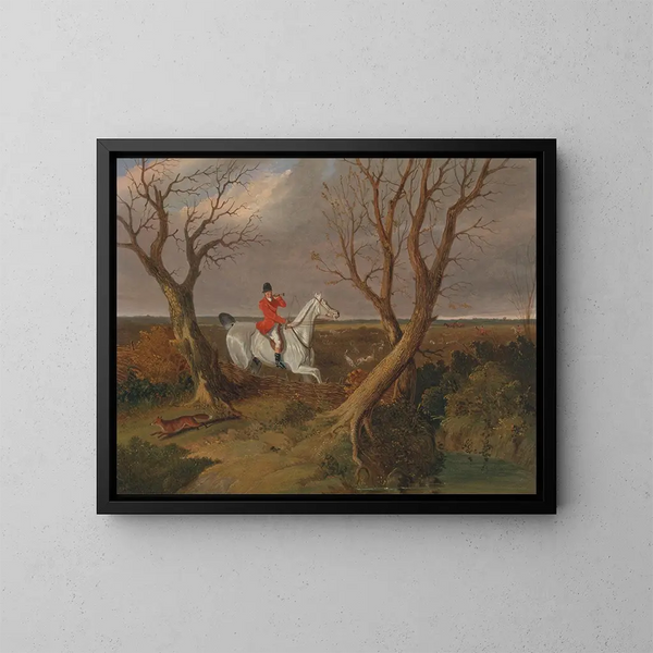 La chasse de Suffolk s'en va - John Frederick Herring l'Ancien — quadro incorniciato alla parete