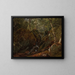 Cascata delle Catskills - John Frederick Kensett — quadro incorniciato alla parete