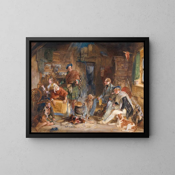 Hospitalité des Highlands - John Frederick Lewis — quadro incorniciato alla parete
