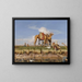 on the banks of the Nile, Upper Egypt - John Frederick Lewis — framed artwork on a wall