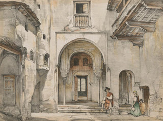 John Frederick Lewis - Sketches and Drawings of the Alhambra London.webp