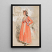 Studie einer jungen Neapolitanerin in Rom - John Frederick Lewis — gerahmtes Bild an der Wand