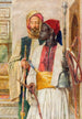 Der Pfeifenraucher - John Frederick Lewis — Ansicht des Kunstwerks