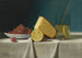 Nature morte con torta, limone, fragole e bicchiere - John Frederick Peto — vista dell’opera