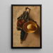 Parapluie, chapeau et sac de tapis - John Frederick Peto — gerahmtes Bild an der Wand