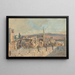 Vue de la vieille ville de Jérusalem - John Fullylove — gerahmtes Bild an der Wand