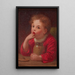 Les doigts avant les fourchettes - John George Brown — quadro incorniciato alla parete
