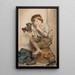 Esaurito - John George Brown — quadro incorniciato alla parete