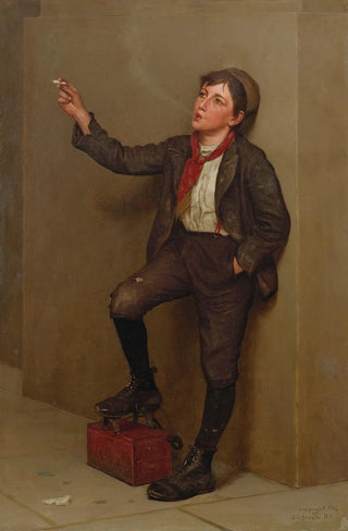 John George Brown - Taking A Break.webp