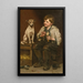 En attente d'une bouchée - John George Brown — quadro incorniciato alla parete